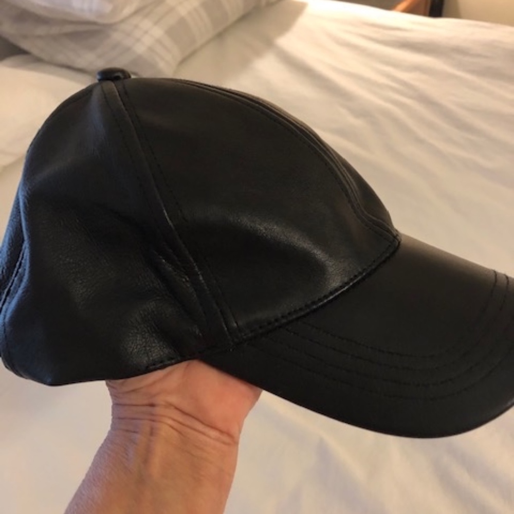 Leather cap